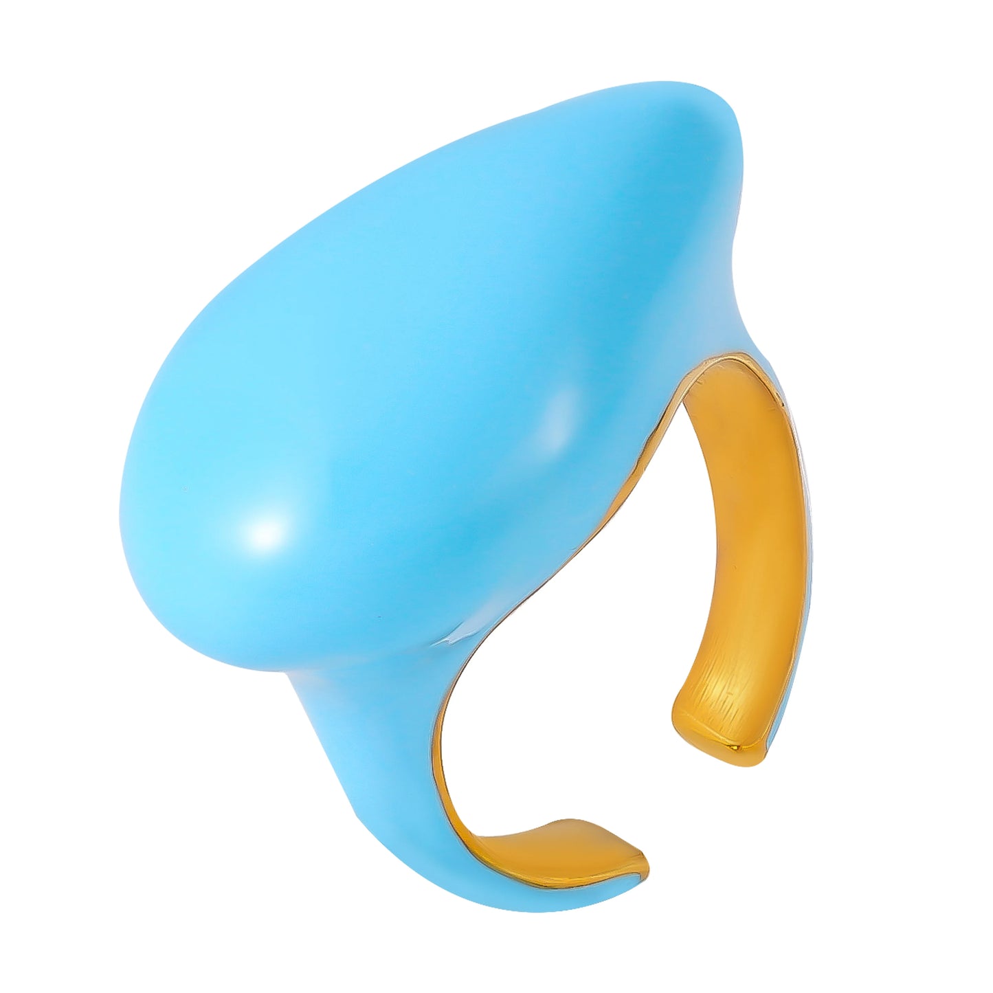 Lucia Gole - Color Drop Statement Rings