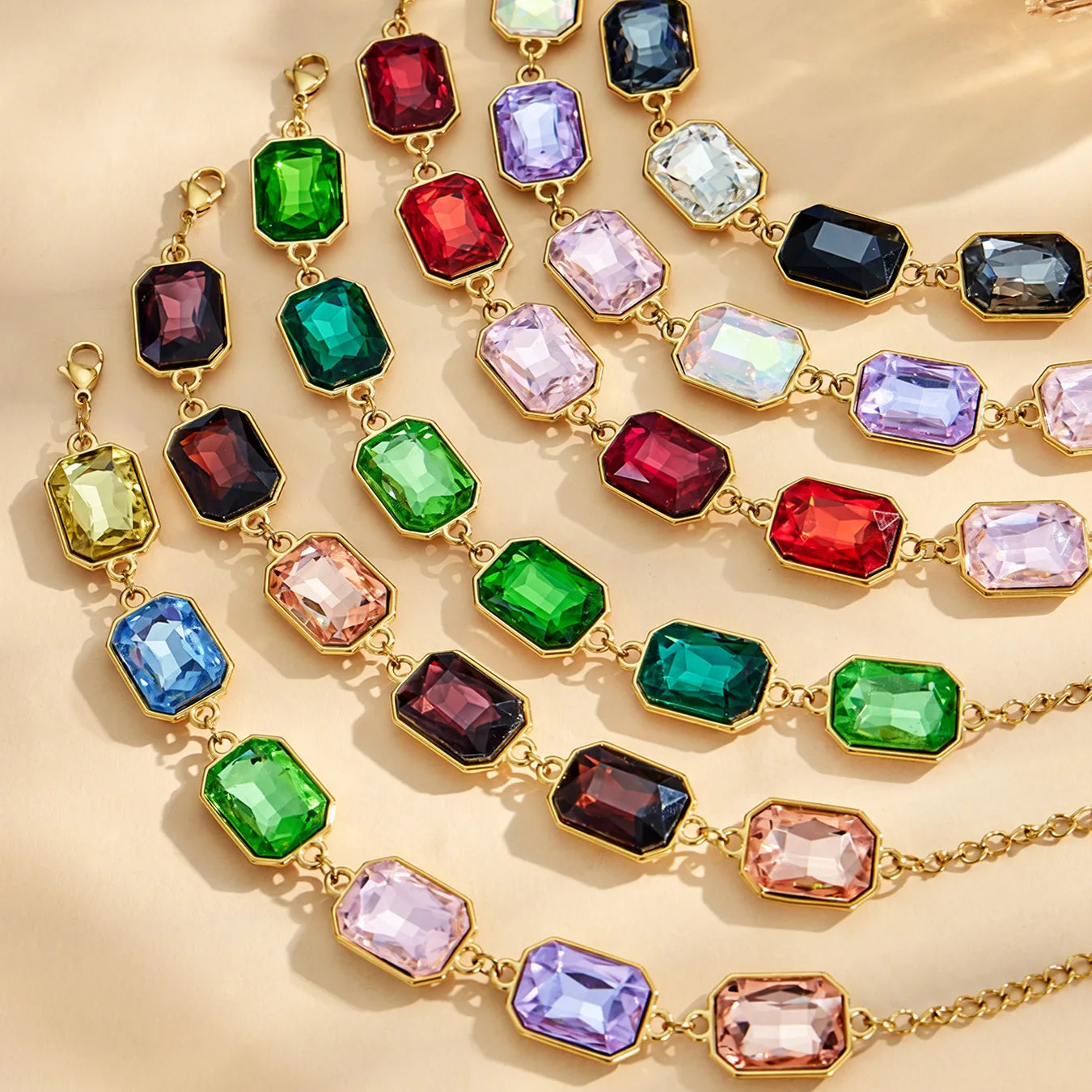 Lucia Gole Cut Crystal Necklace & Bracelet