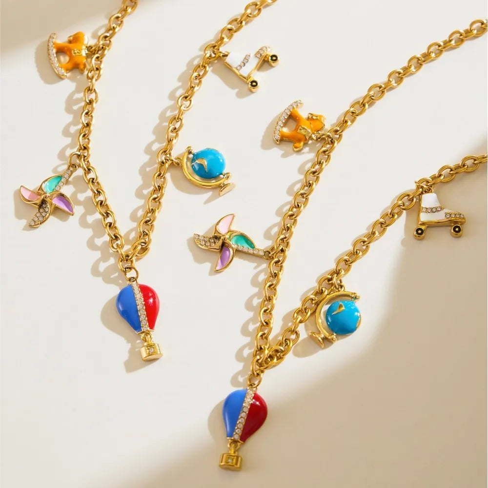 Lucia Gole - Charm Bracelet & Necklace Set