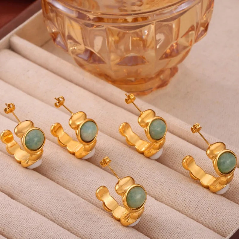 Lucia Gole Stainless Steel Bangle Set – Gold Plated, Waterproof & Tarnish-Resistant