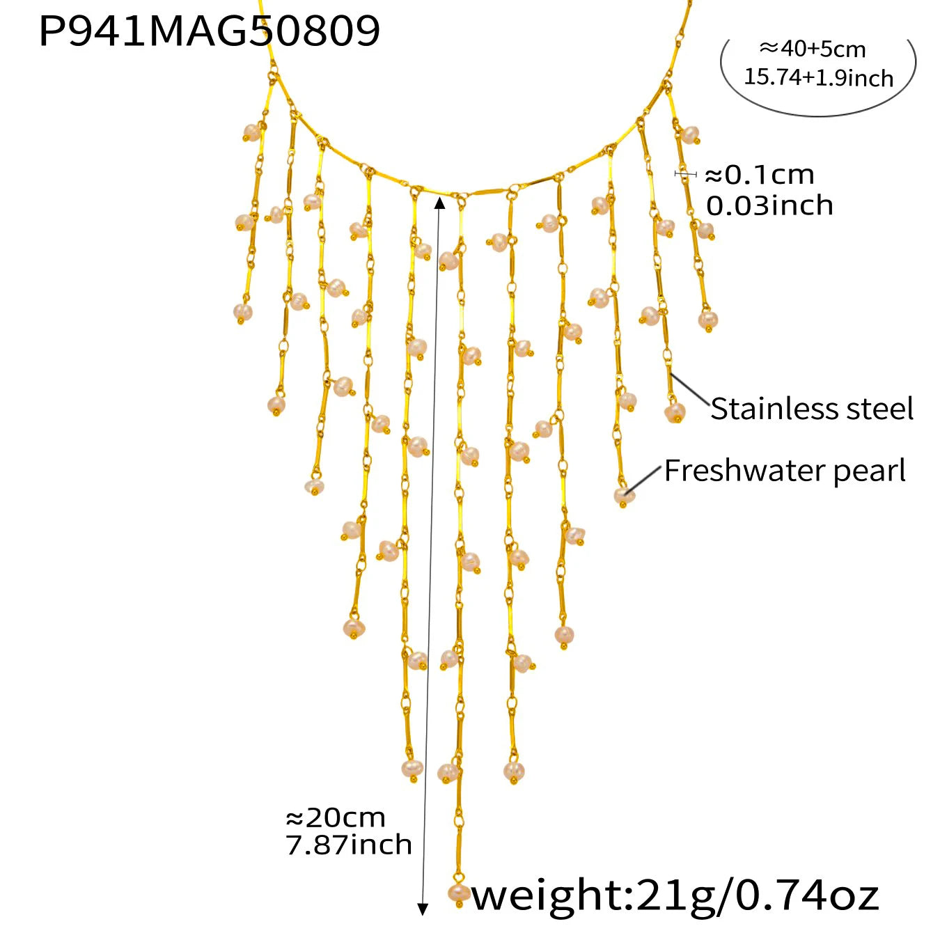 Lucia Gole - Sweet Fringe Necklace