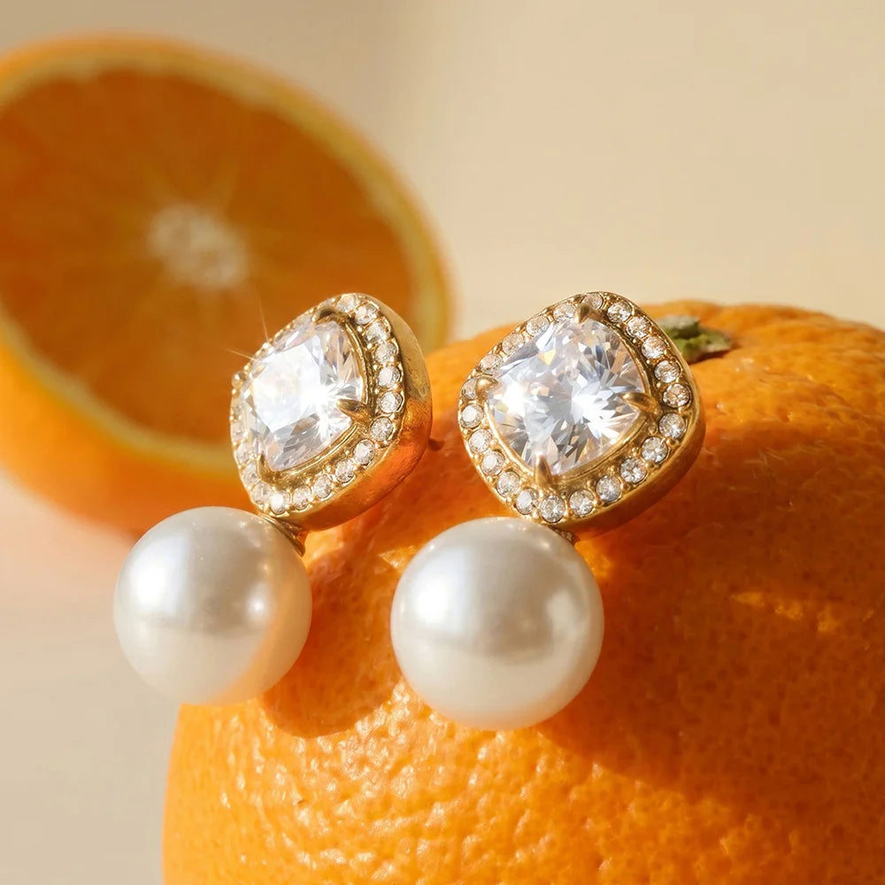 Lucia Gole Pearl Drop Earrings