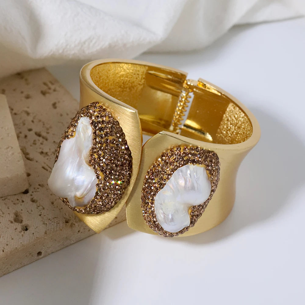 Lucia Gole - Freshwater Oval Pearl Bracelet