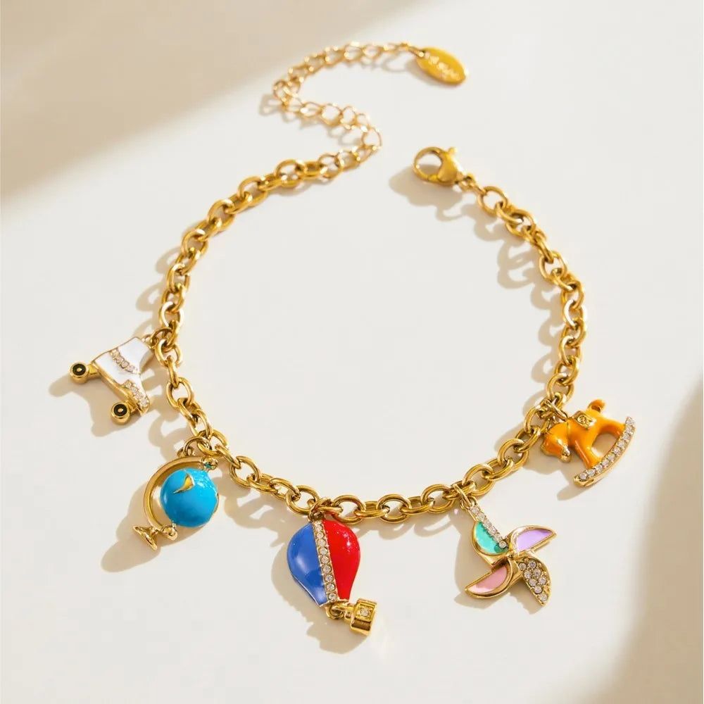 Lucia Gole - Charm Bracelet & Necklace Set