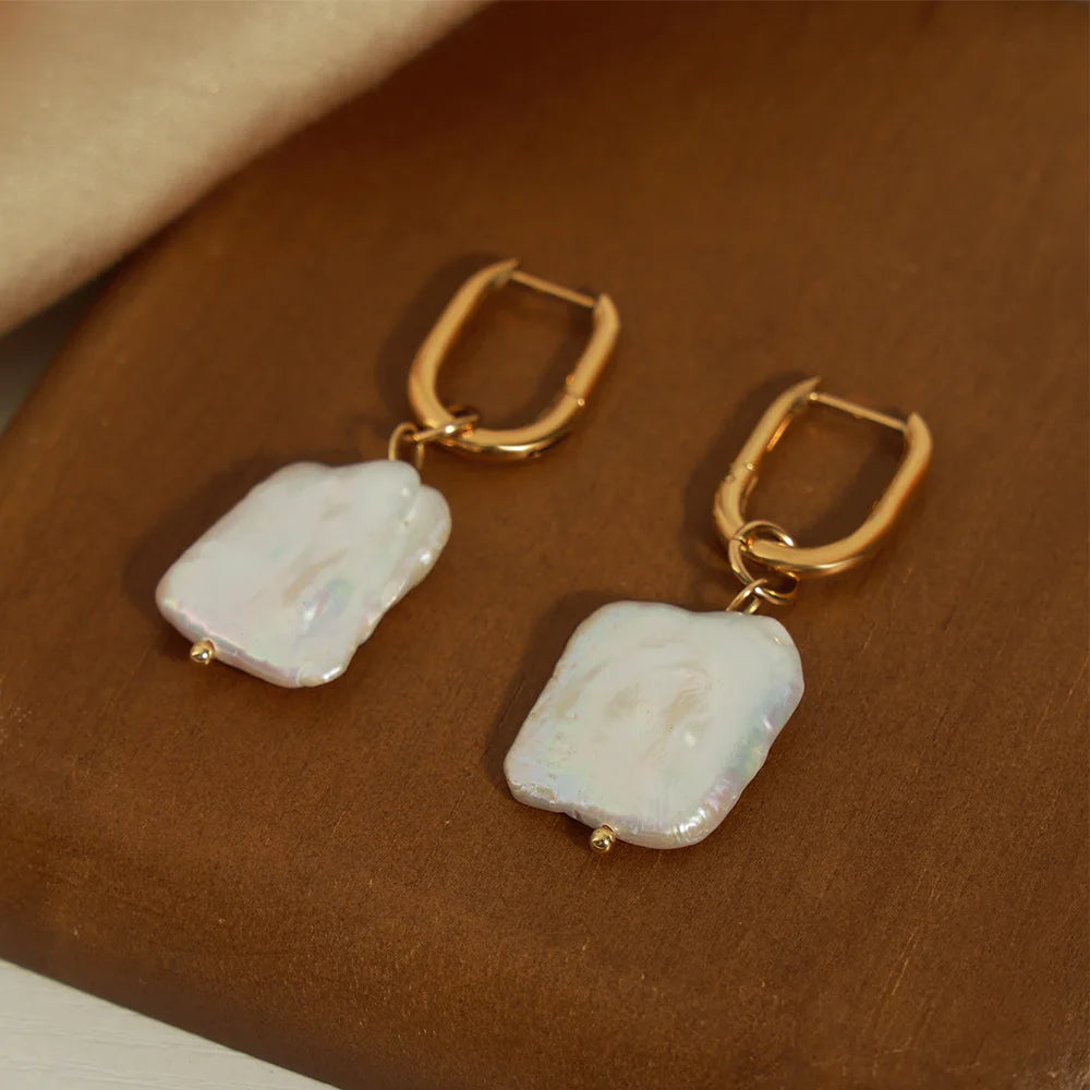 Lucia Gole- Baroque Pearl Drop Earrings