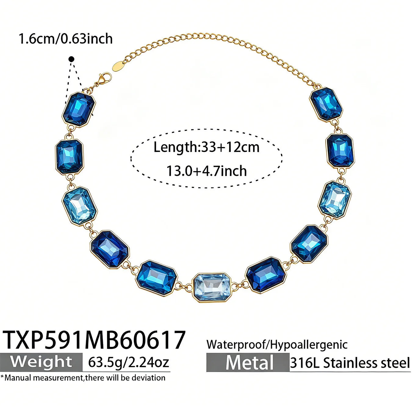 Lucia Gole Cut Crystal Necklace & Bracelet
