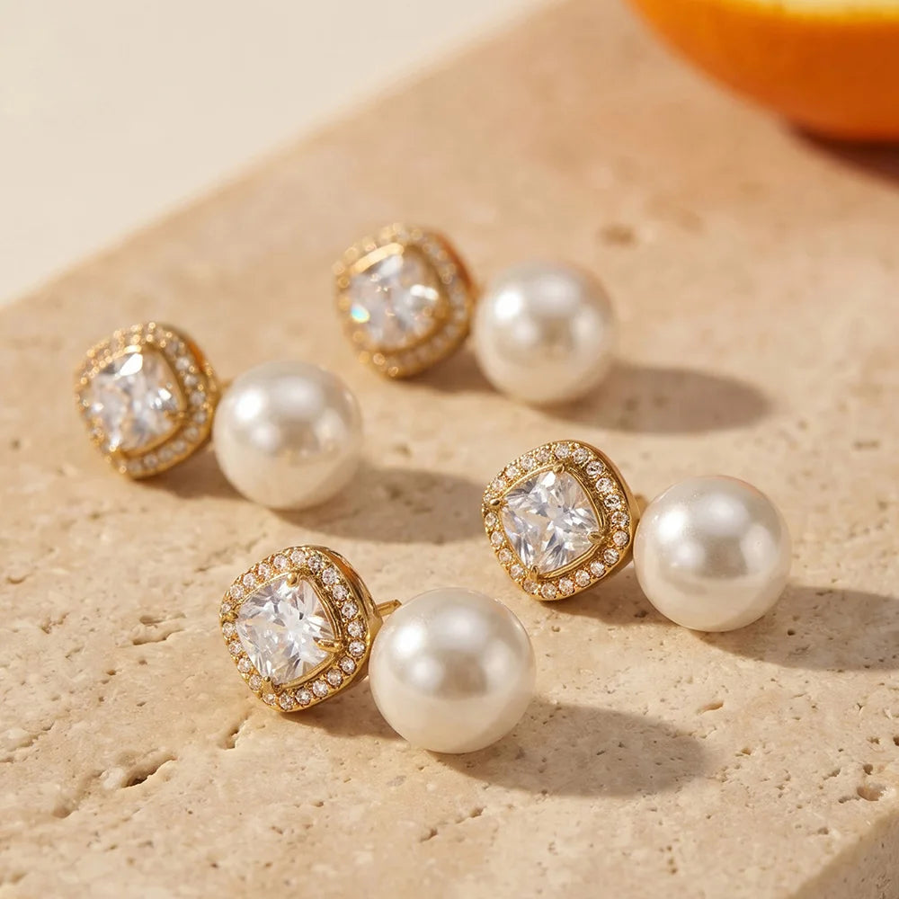 Lucia Gole Pearl Drop Earrings