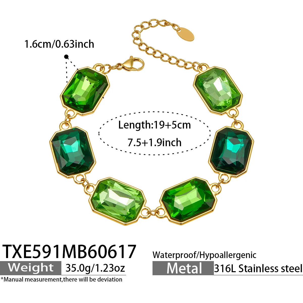 Lucia Gole Cut Crystal Necklace & Bracelet