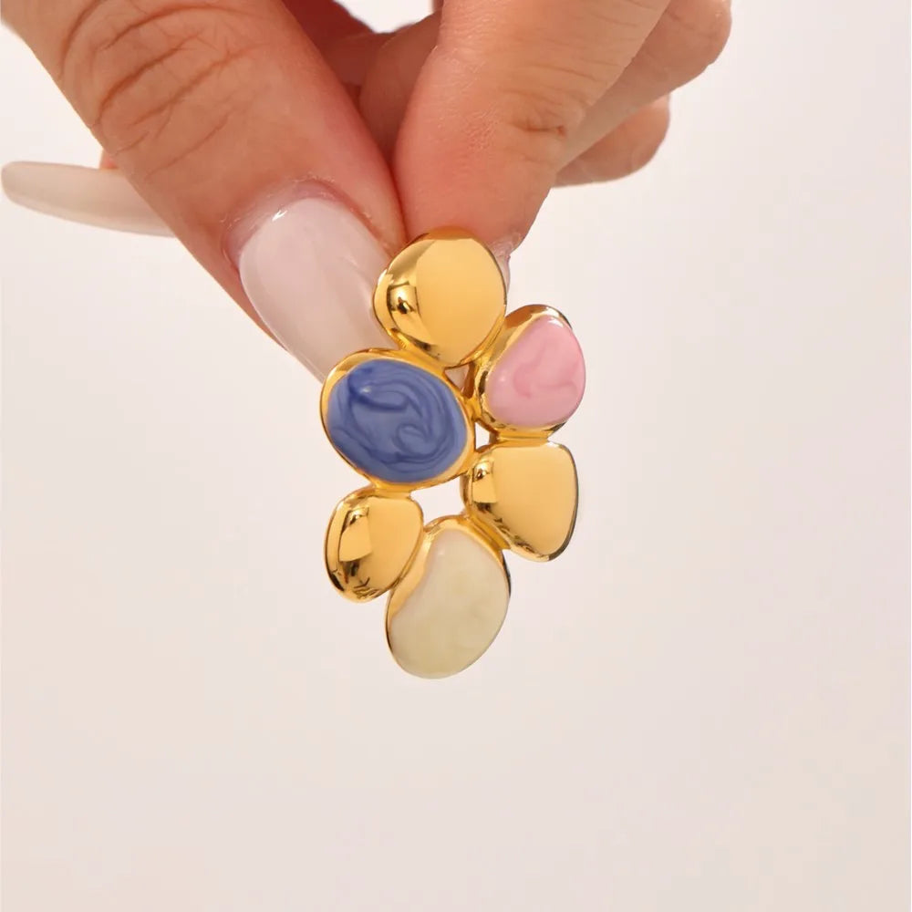 Lucia Gole - Colourful Resin Stud Earrings