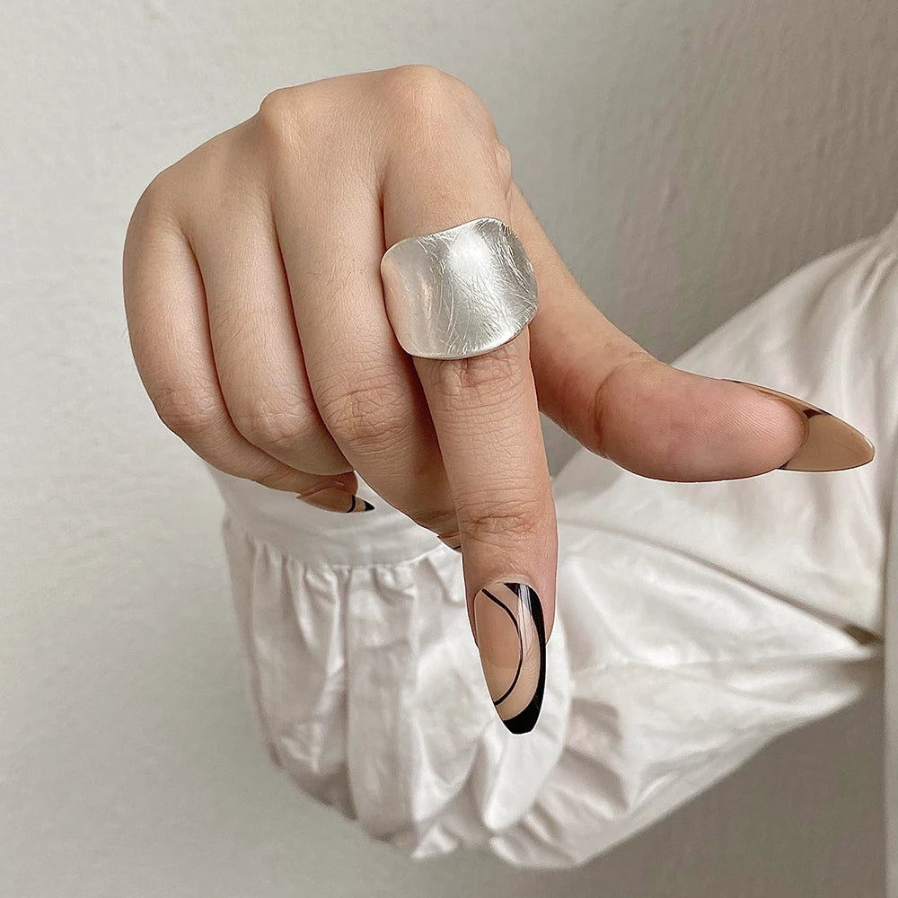 Lucia Gole: Irregular Chunky Geometric Ring - Lucia Gole