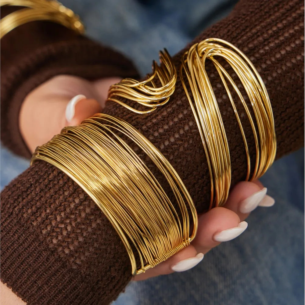 Lucia Gole - Wrapped Wire Bangle