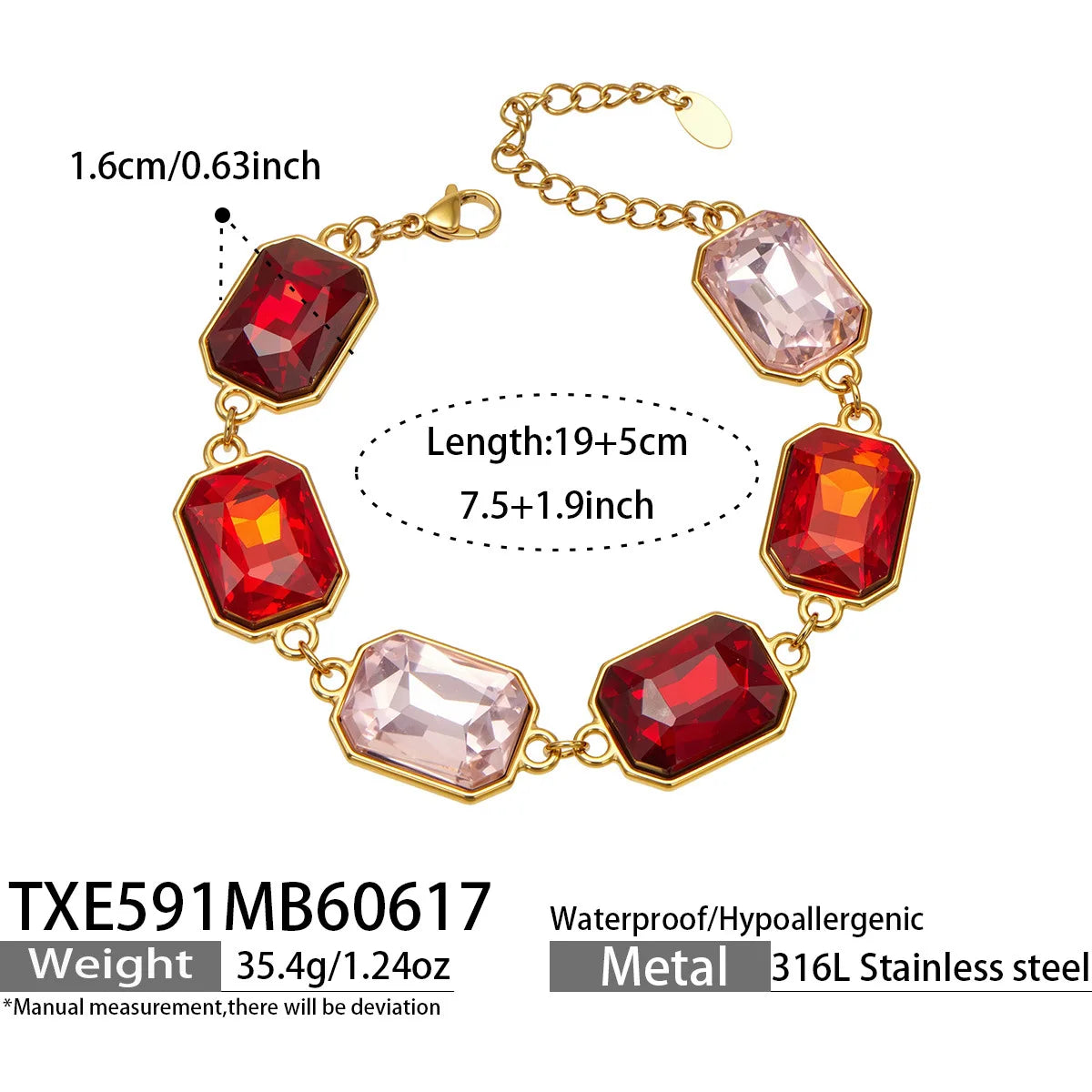 Lucia Gole Cut Crystal Necklace & Bracelet