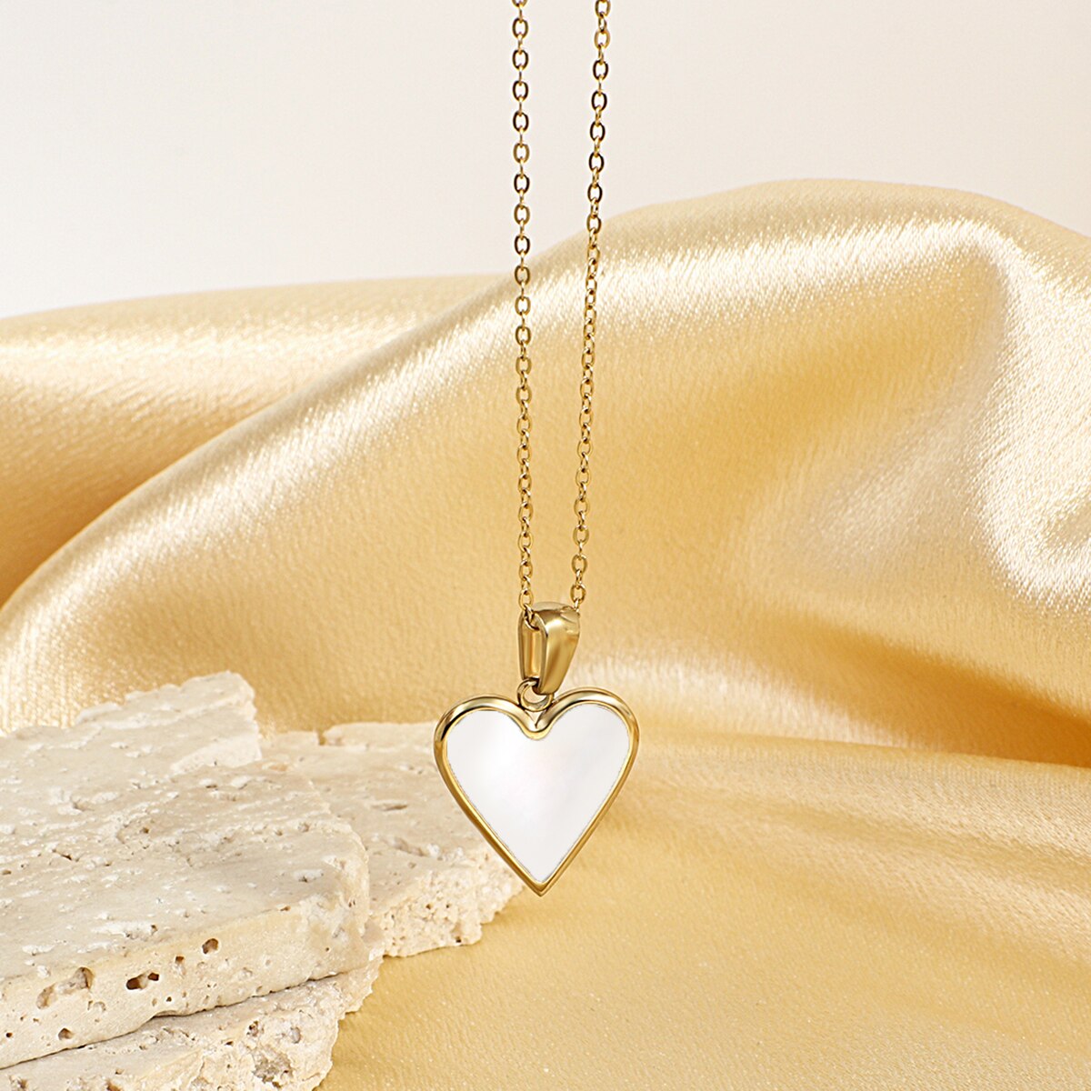 Lucia Gole Heart Shell Shape Necklace - Lucia Gole