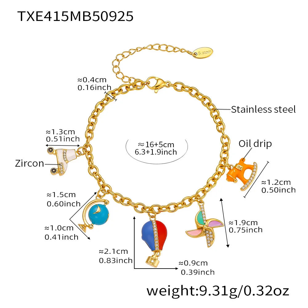 Lucia Gole - Charm Bracelet & Necklace Set