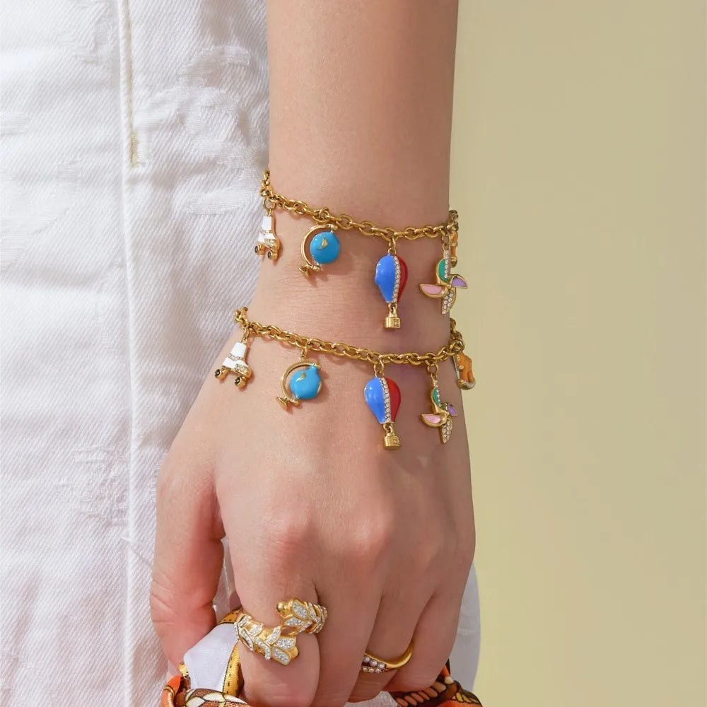 Lucia Gole - Charm Bracelet & Necklace Set