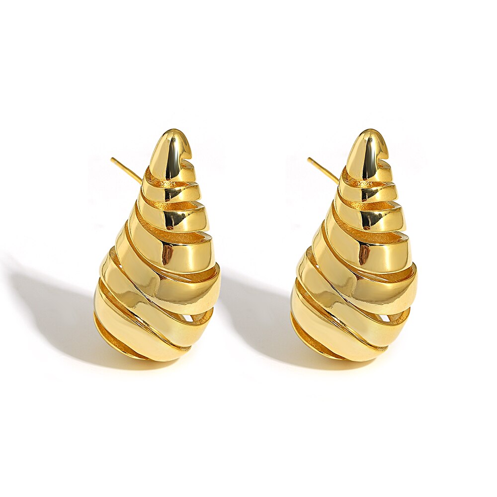 Lucia Gole Vintage Spiral Water Drop Earrings - Lucia Gole