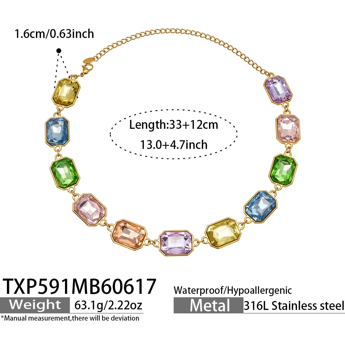 Lucia Gole Cut Crystal Necklace & Bracelet