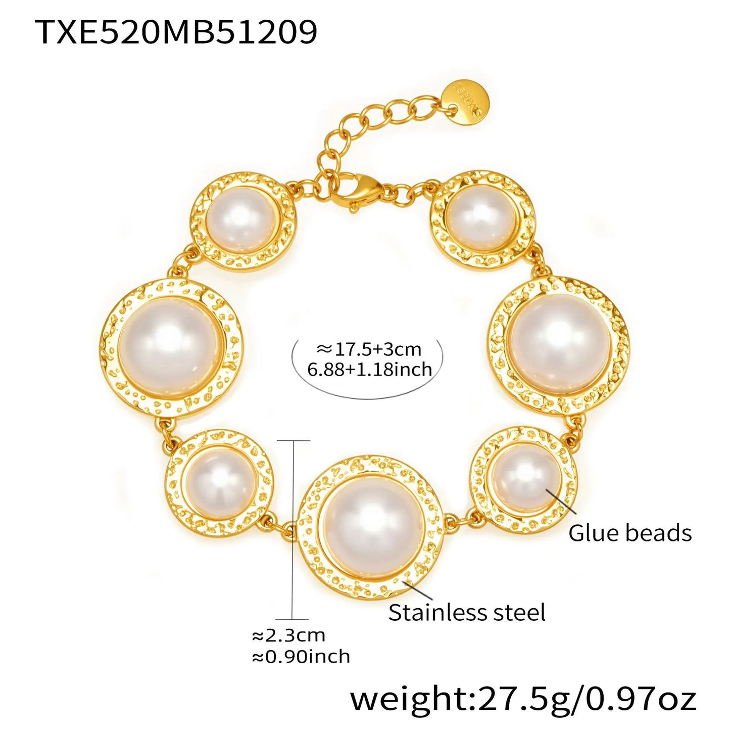 Lucia Gole - Pearl Bracelet & Ring