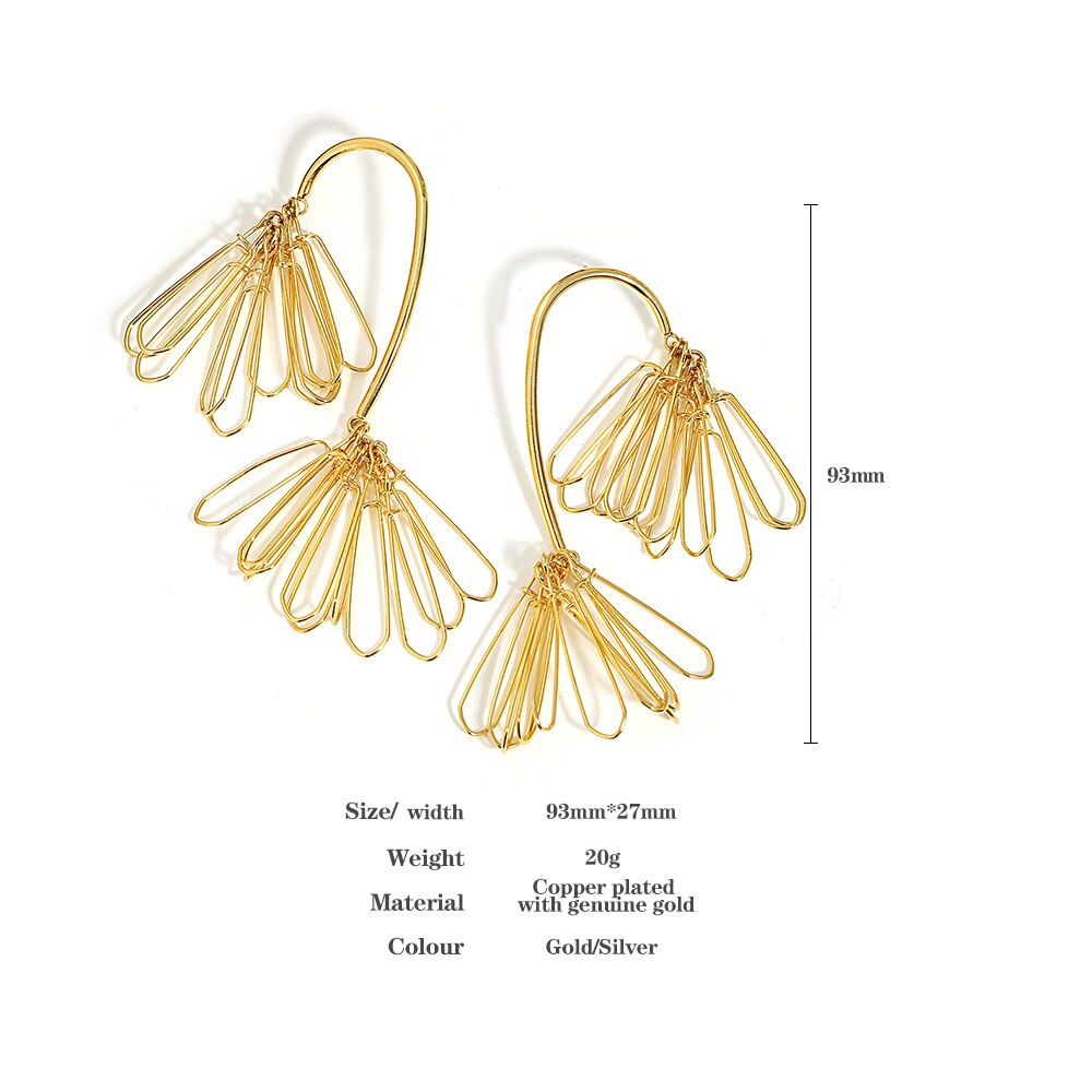 Lucia Gole Irregular Flowers Hanging Earrings - Lucia Gole