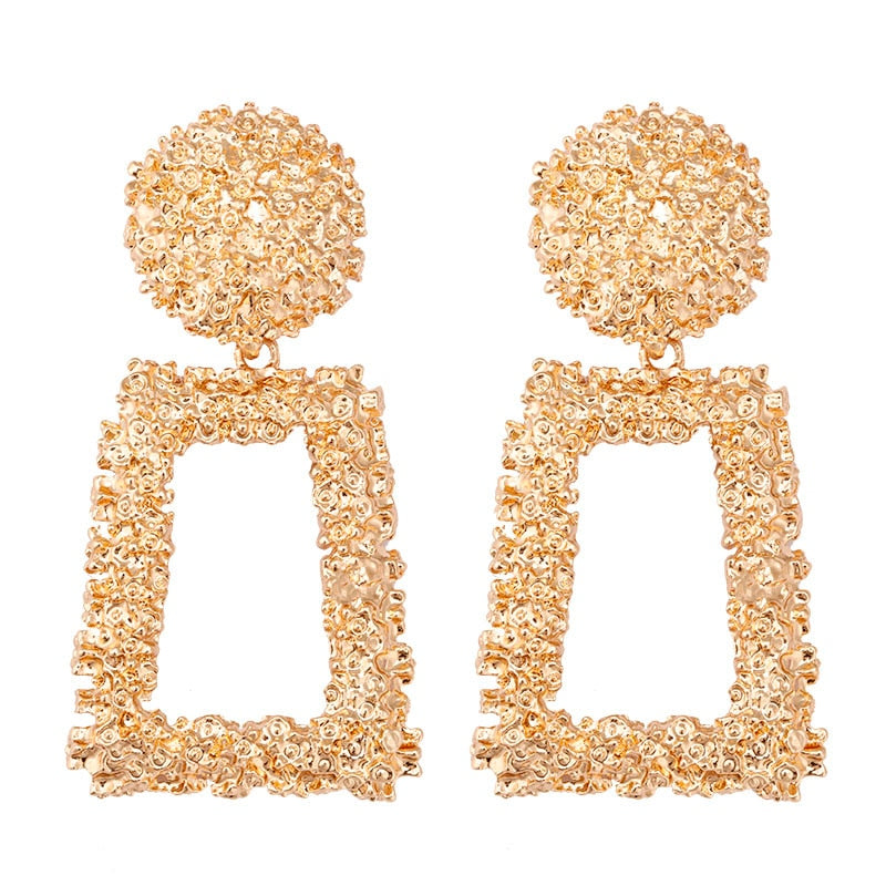 Lucia Gole Rectangular Drop Dangle Earrings - Lucia Gole