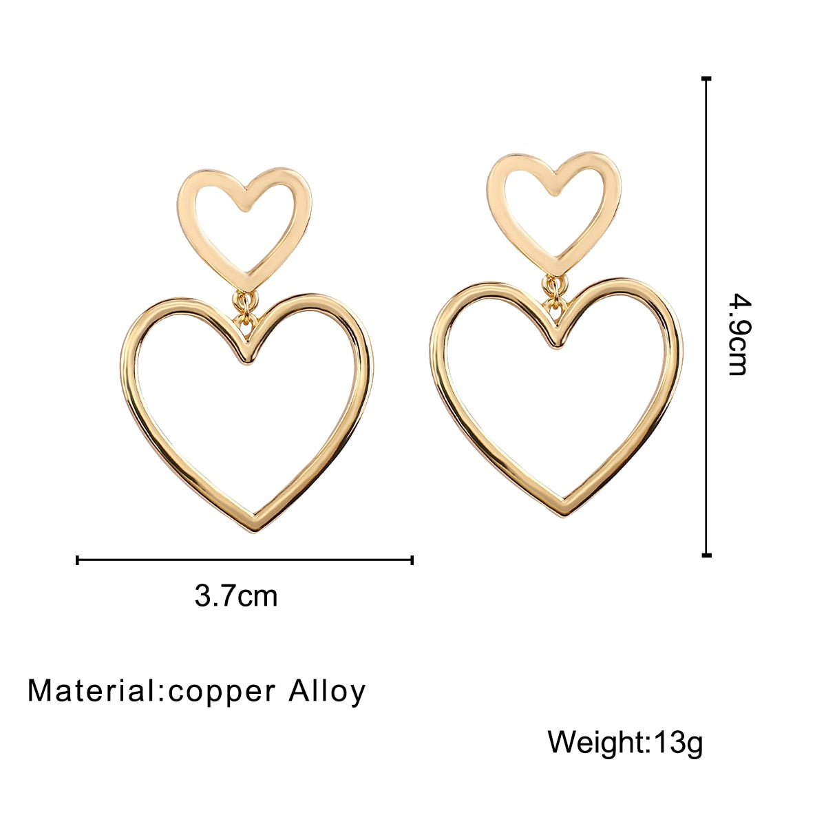 Lucia Gole Heart Earrings - Lucia Gole