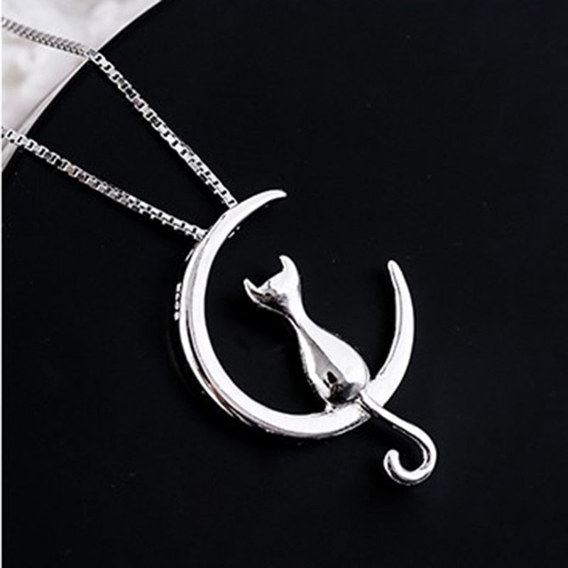 Lucia Gole Moon Cat Necklace - Lucia Gole