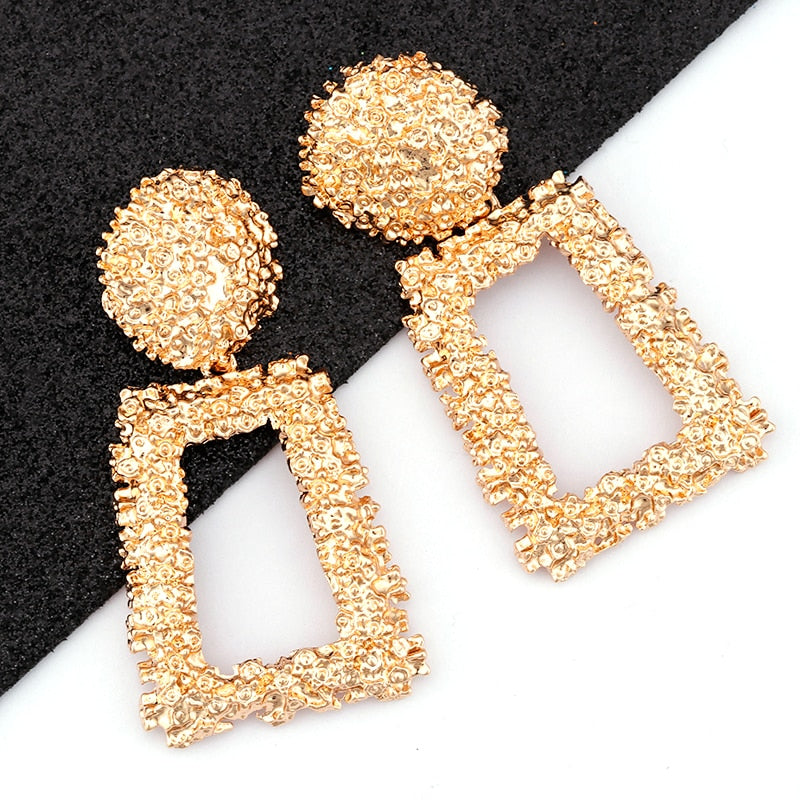 Lucia Gole Rectangular Drop Dangle Earrings - Lucia Gole