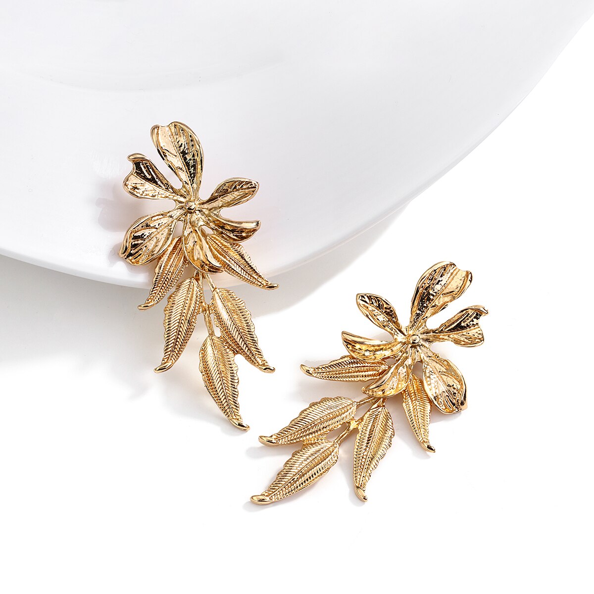 Lucia Gole Delicate Flowers Long Earrings - Lucia Gole