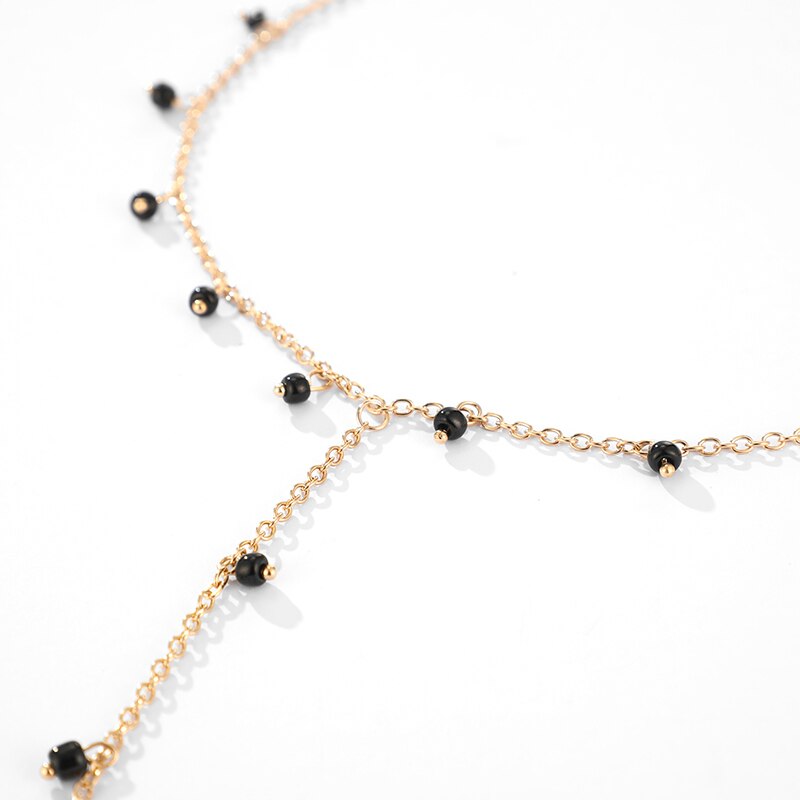 Lucia Gole Long Black Bead Necklace - Lucia Gole