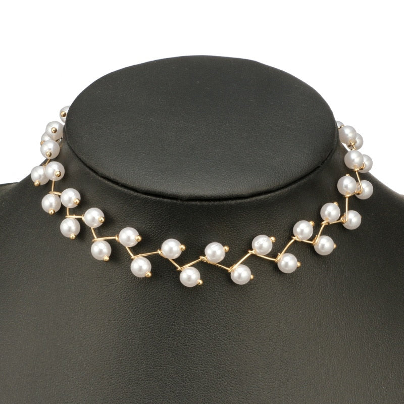 Lucia Gole Pearl Stone Necklace - Lucia Gole