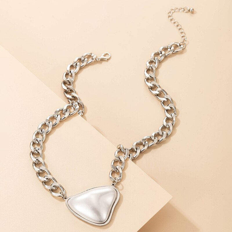 Lucia Gole Pearl Heart Shaped Pendant - Lucia Gole