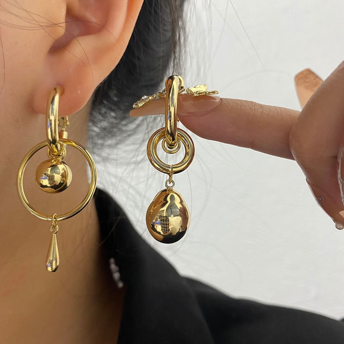 Lucia Gole Circle Dangle Earrings - Lucia Gole