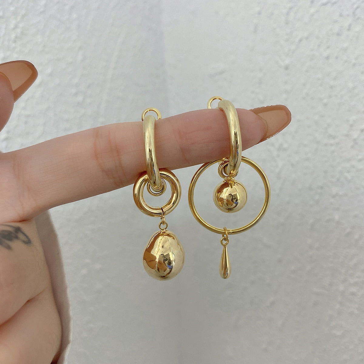 Lucia Gole Circle Dangle Earrings - Lucia Gole