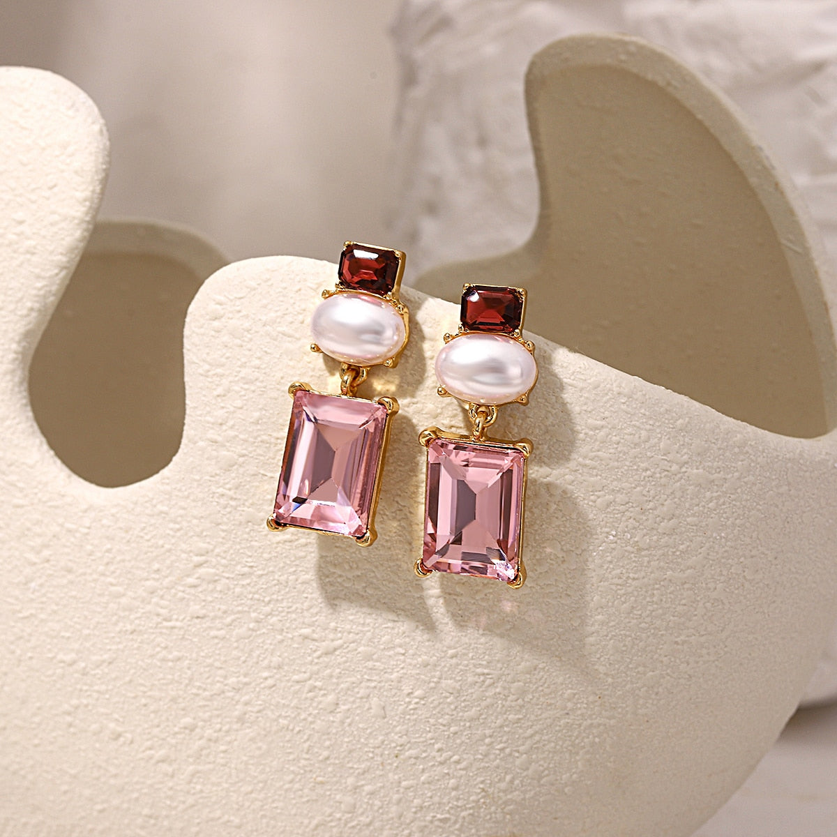 Lucia Gole Pink Statement Earrings - Lucia Gole