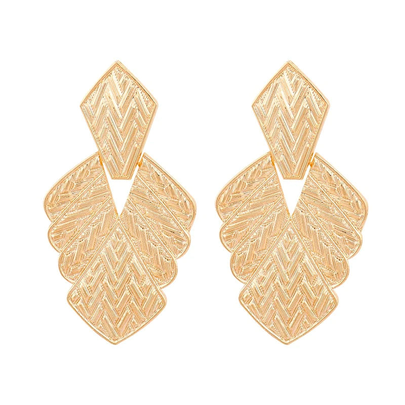 Lucia Gole Pentagon Drop Dangle Earrings - Lucia Gole