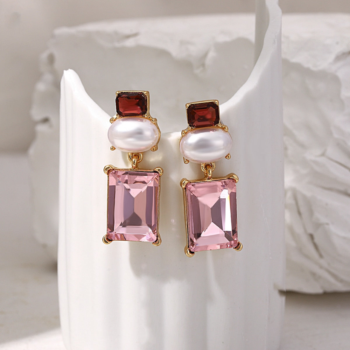 Lucia Gole Pink Statement Earrings - Lucia Gole