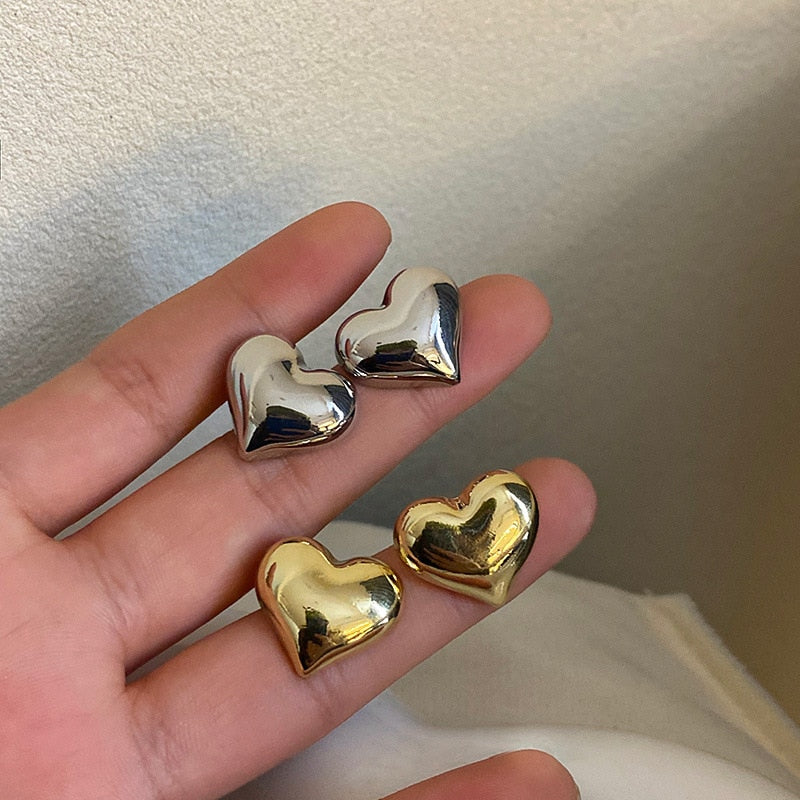 Lucia Gole Heart Stud Earrings - Lucia Gole