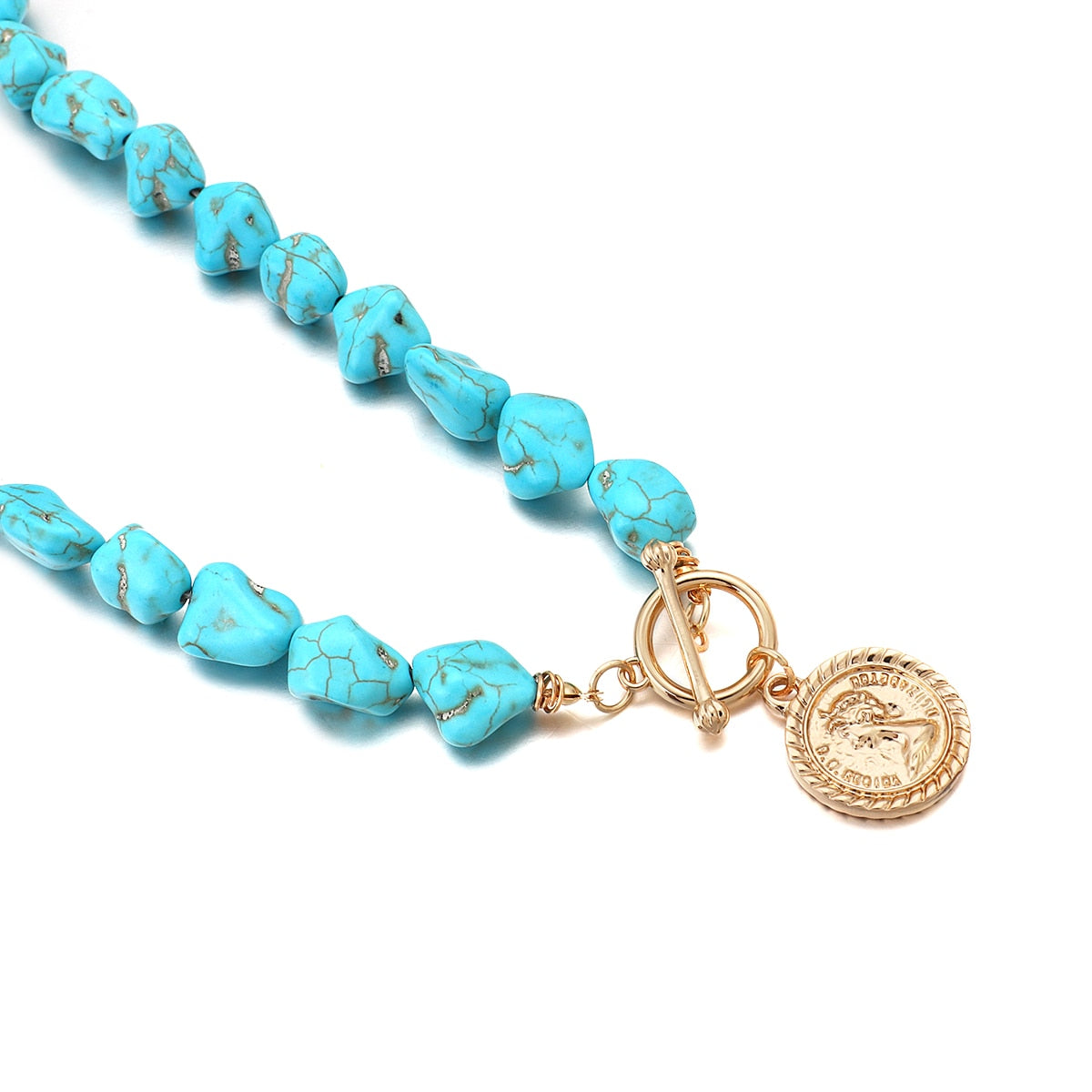 Lucia Gole Blue Stone Beaded Choker Necklace - Lucia Gole