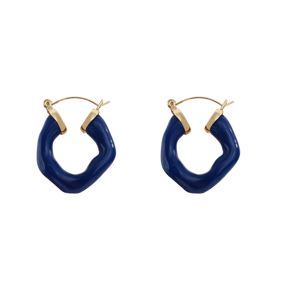 Lucia Gole Triangle Geometric Hoop Earrings - Lucia Gole