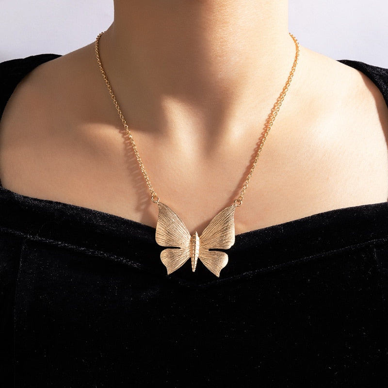 Lucia Gole Big Butterfly Pendant Necklace - Lucia Gole