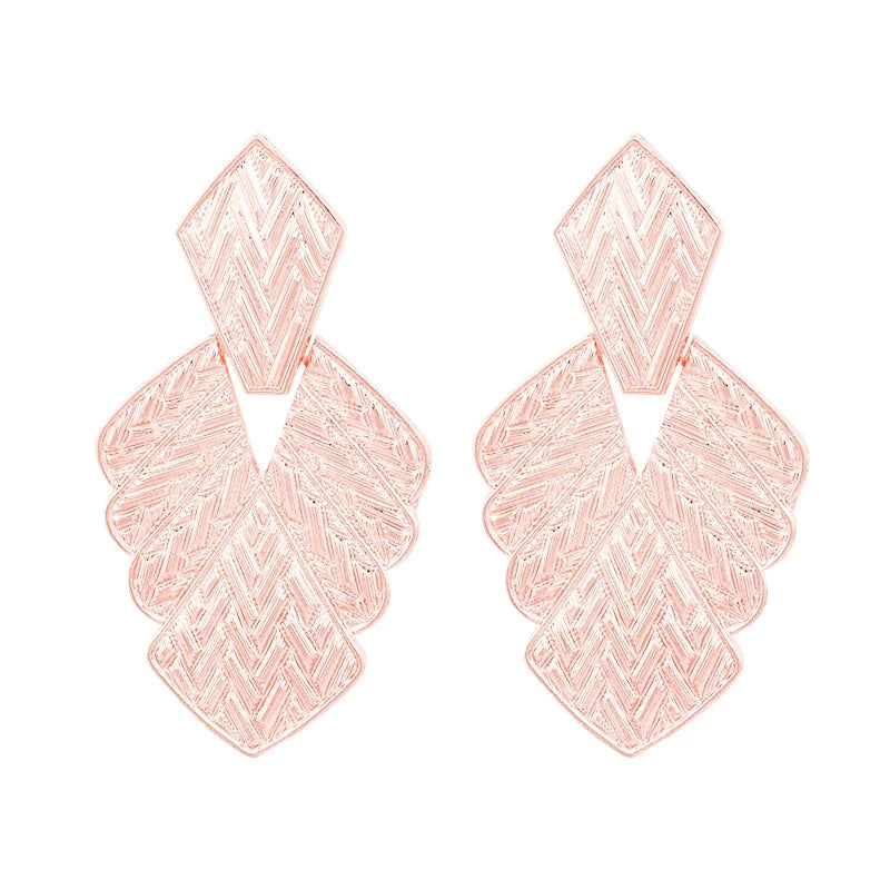 Lucia Gole Pentagon Drop Dangle Earrings - Lucia Gole