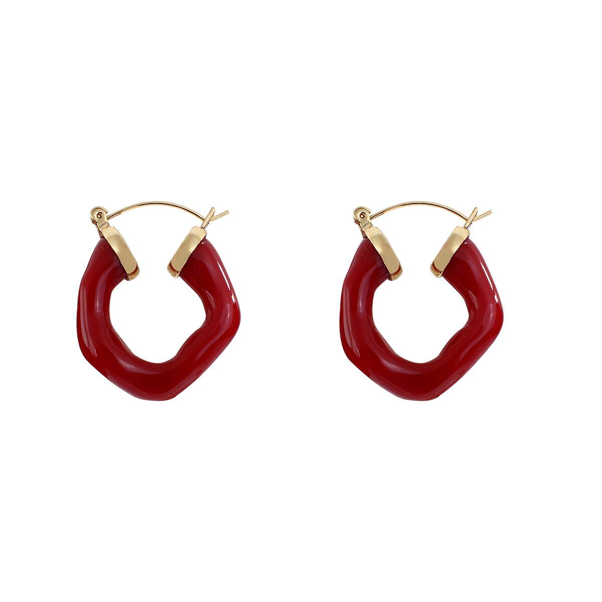 Lucia Gole Triangle Geometric Hoop Earrings - Lucia Gole