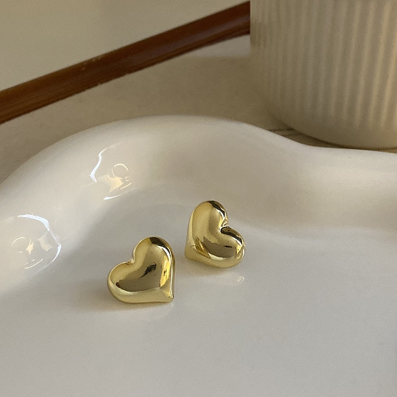 Lucia Gole Heart Stud Earrings - Lucia Gole